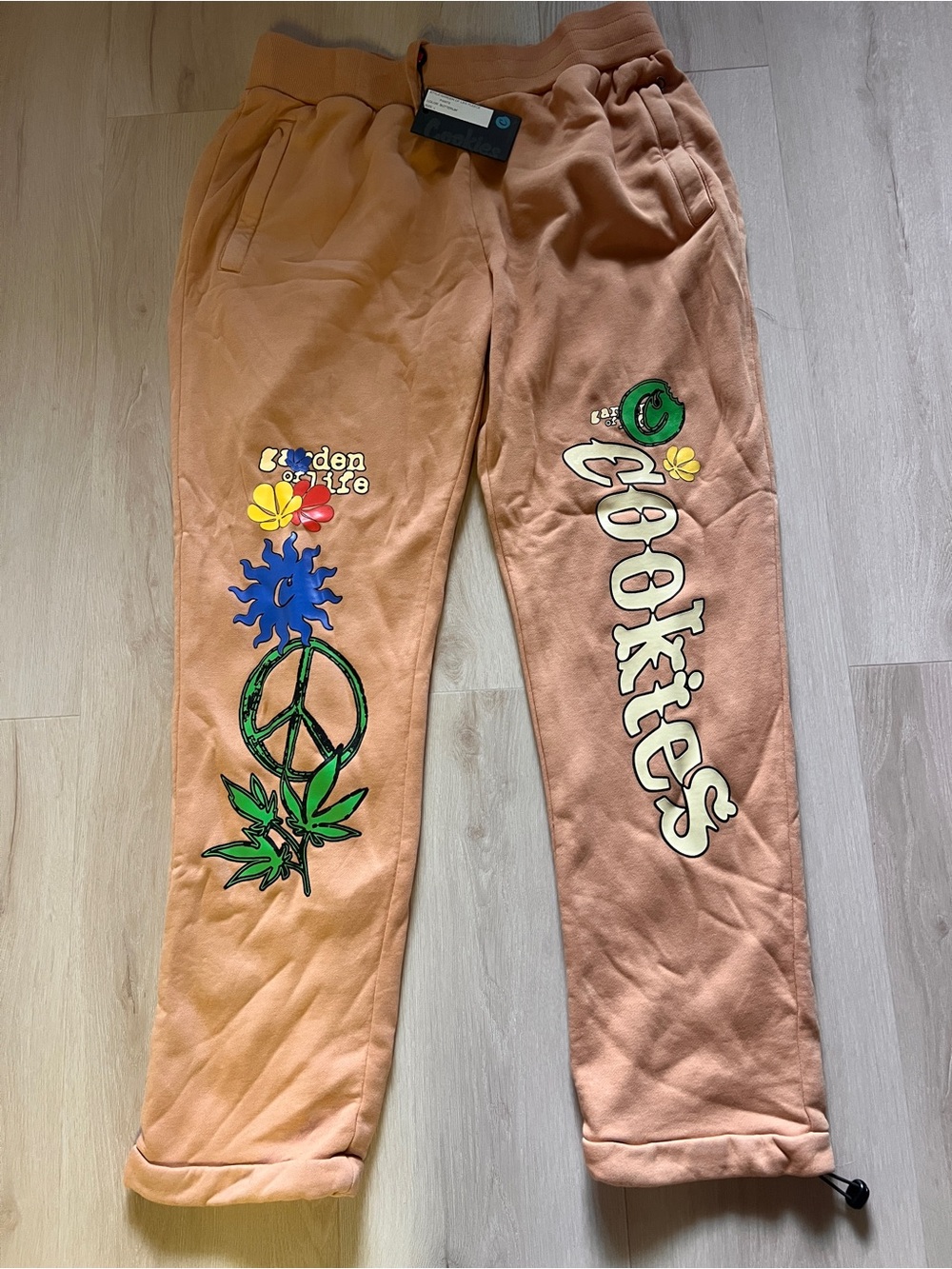 Cookies beige Large Graphic Sweatpants